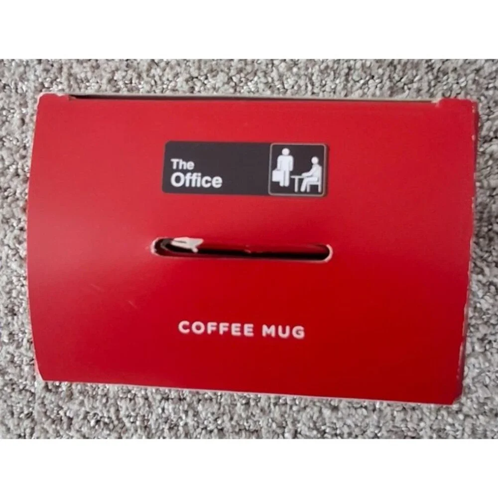 Hallmark THE OFFICE Worlds Best Boss Coffee Mug Christmas Ornament TV Show